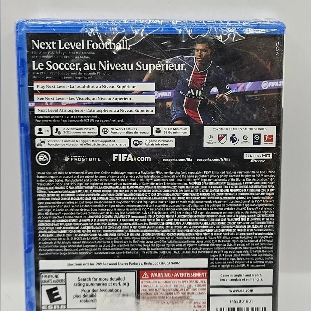 FIFA 21 PS5 Soccer Game Sealed New EA Sports Football - Picture 5 of 8